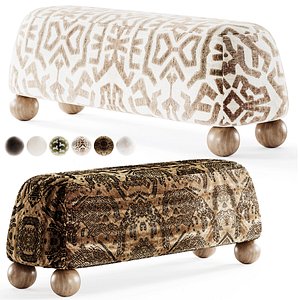 3D Everly Ottoman by Meadow Blu