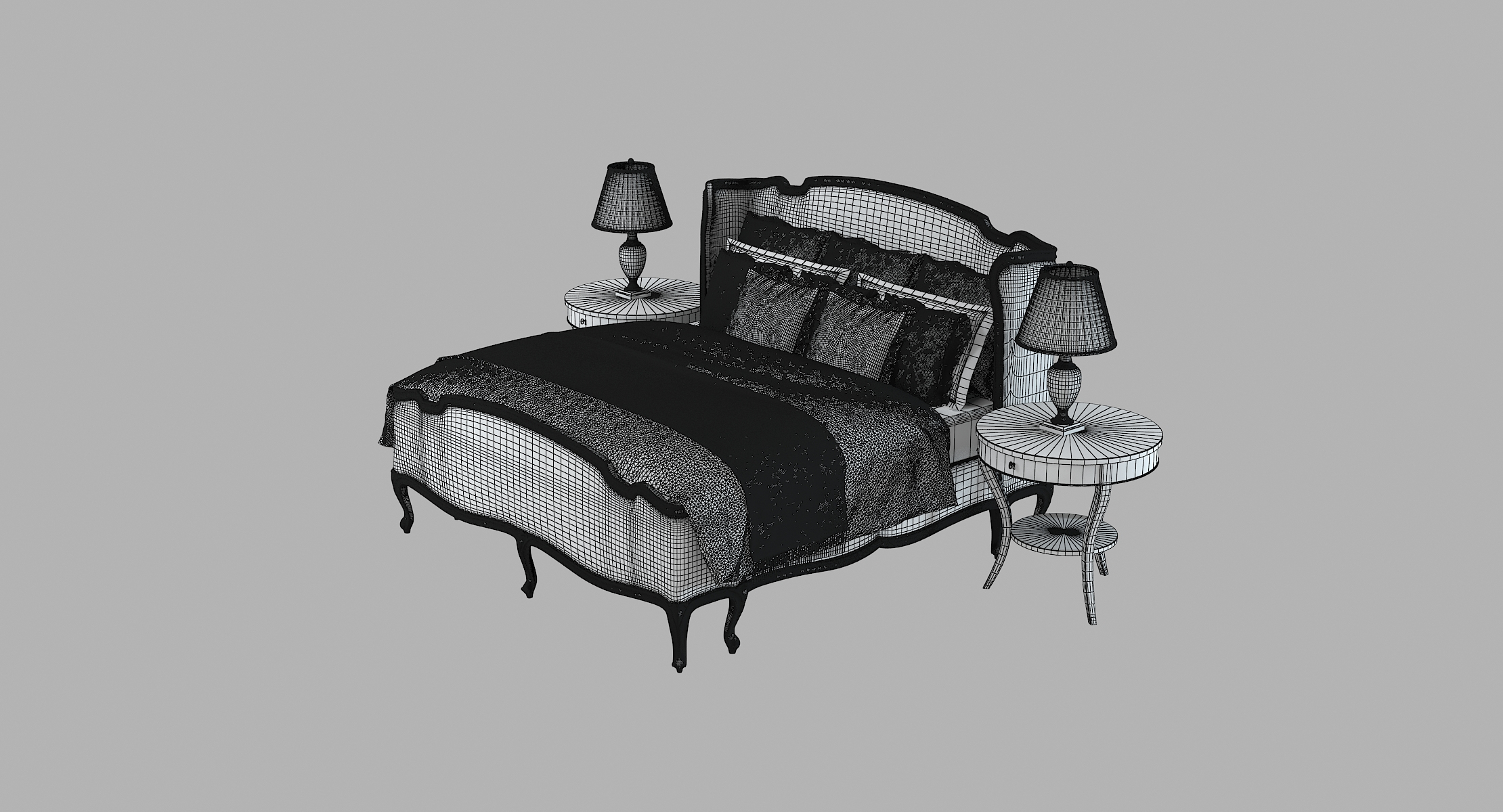ralph lauren bedroom 3d model