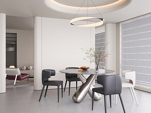 modern dining room