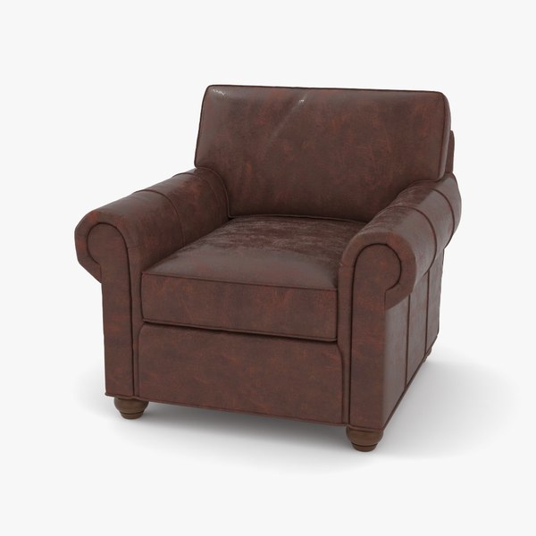Restoration Hardware Lancaster Armchair model TurboSquid