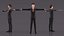 Collezione di personaggi low poly truccati 3 per Maya