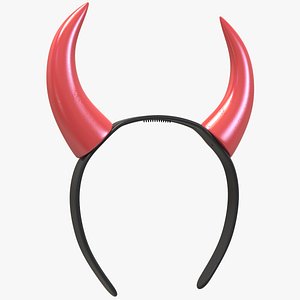 3D headband devil horns
