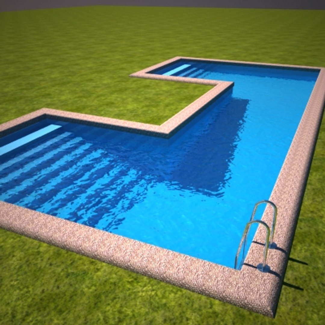 swimming pool 3d model