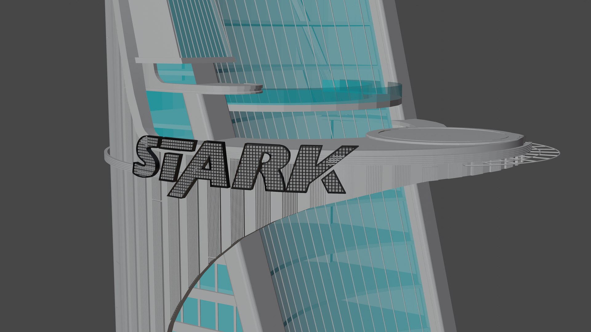 Avengers Tower Building 3d Printed Architectural Model Stark 