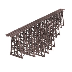 gauge trestle bridge standard 3d obj