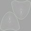 Feuille Ballon Mots PIZZA Argent