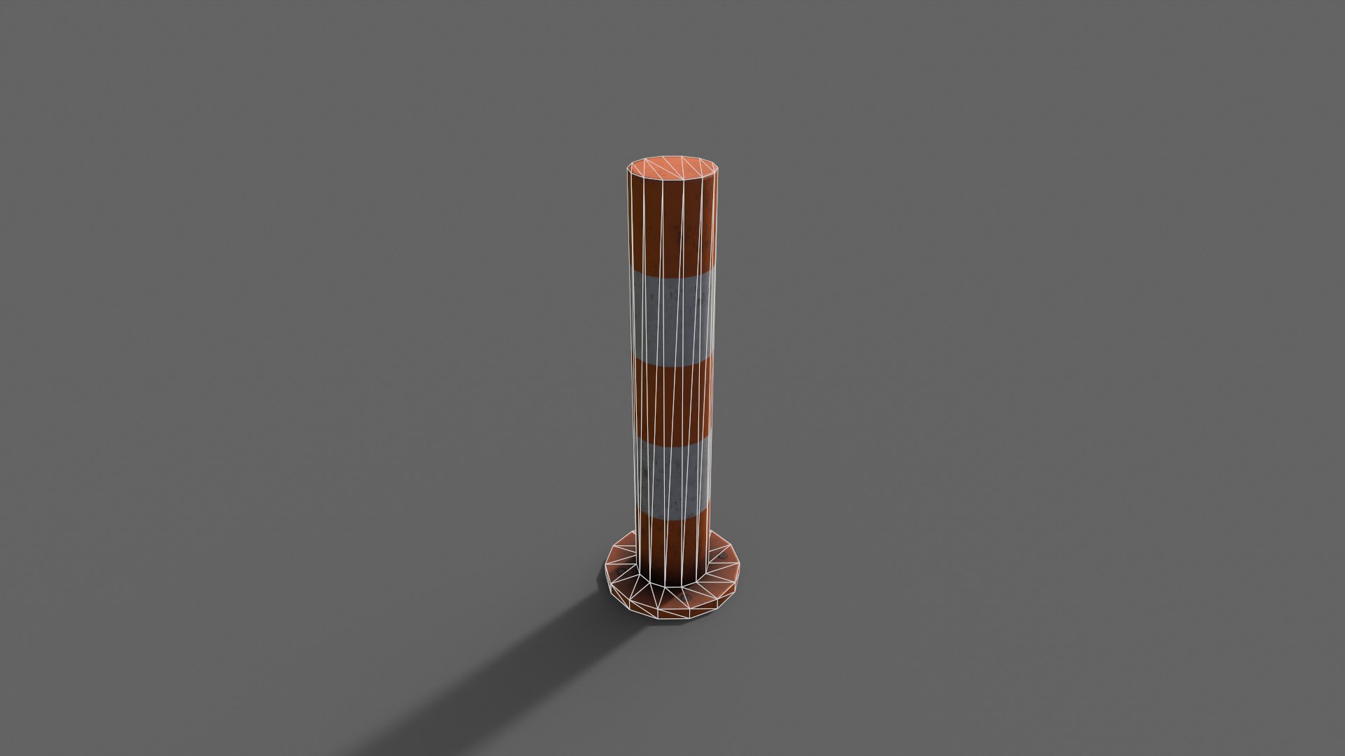 PBR Bollard OrangeWhite 3D model https://p.turbosquid.com/ts-thumb/bG/KpQWBT/Ar/3_11/png/1678630695/1920x1080/fit_q87/b6b6a41f29110a42fdc2719dcf6528e2b7bdab81/3_11.jpg
