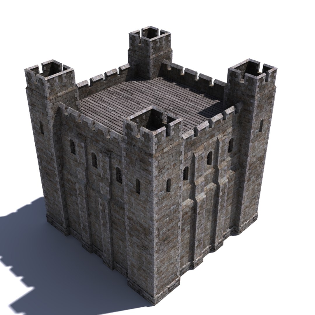 Medieval Castle 3d Model