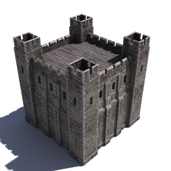 medieval castle 3d model