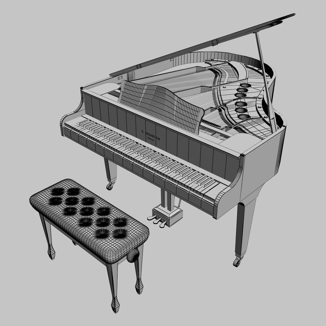 3d Max Grand Piano