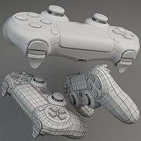 PlayStation 4 Dualshock base mesh