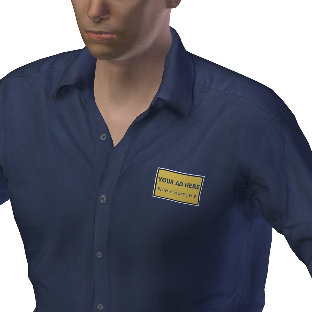 3D Parking Attendant - TurboSquid 1393533