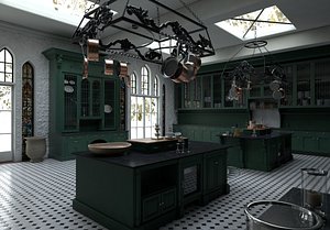 3D Luxury Kitchen