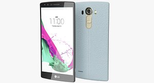 3dsmax realistic lg g4 leather
