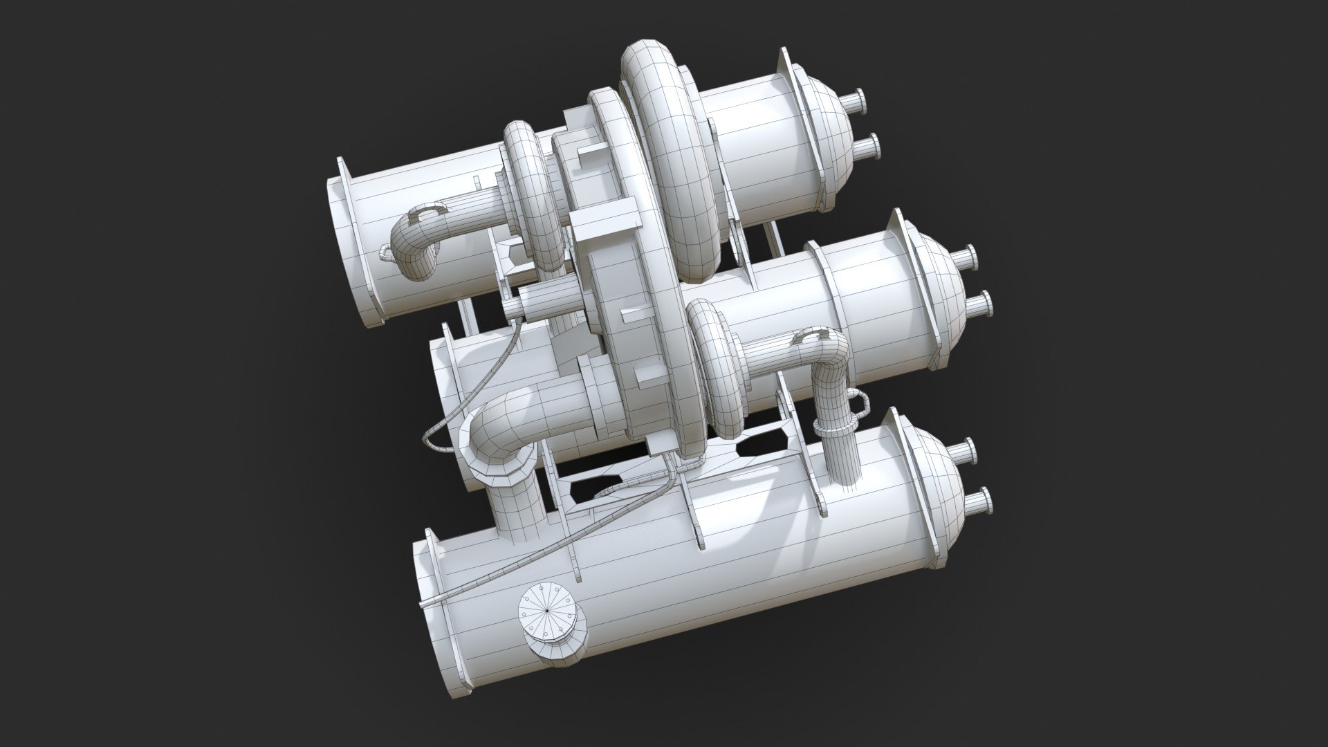 3D Industrial Compressor - TurboSquid 1651126