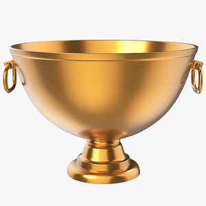 Gold Champagne Bucket 3D model