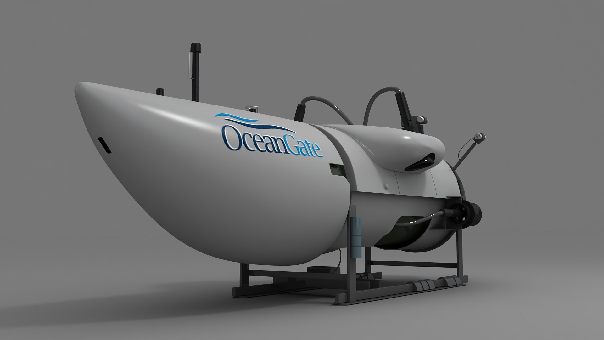 3D OceanGate Titan Submarine Model - TurboSquid 2091676