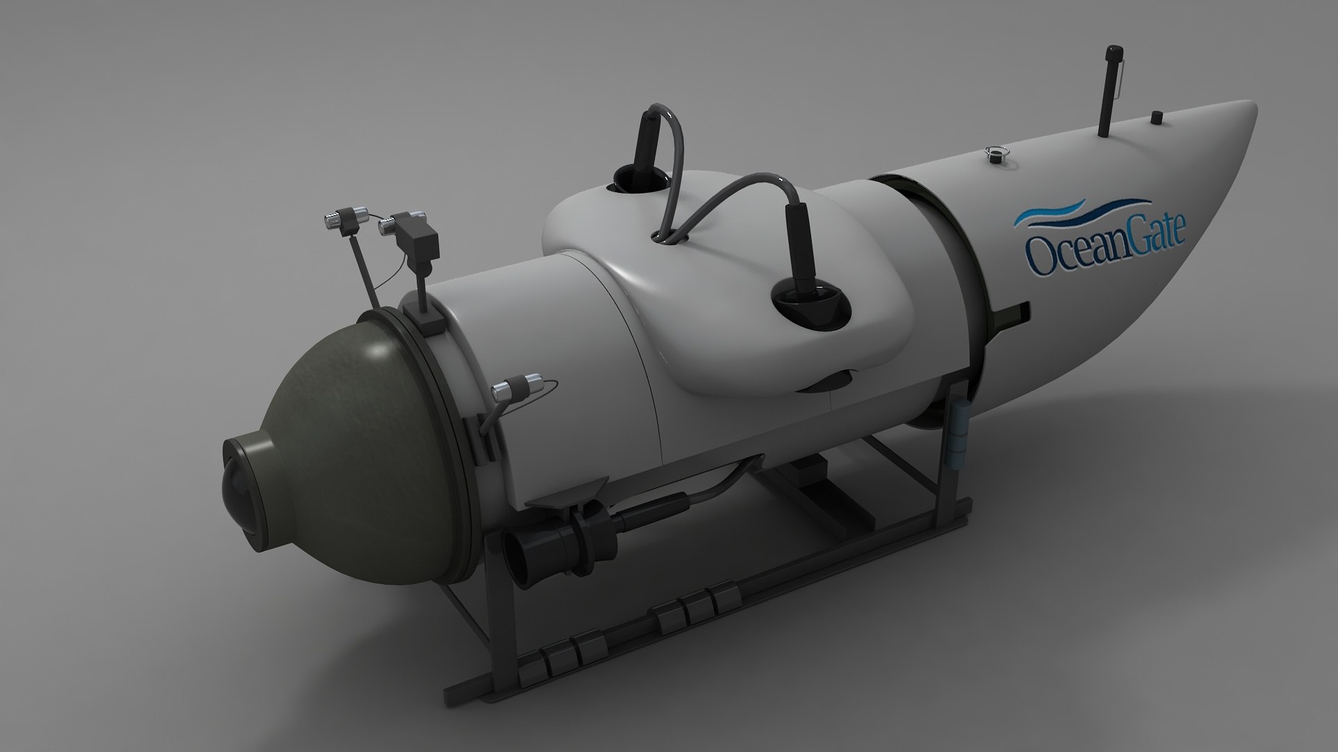 3D OceanGate Titan Submarine Model - TurboSquid 2091676