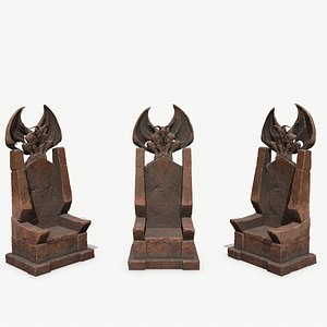 Devil Stone Throne 3D model