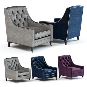 3D model sofa chair renoir armchair