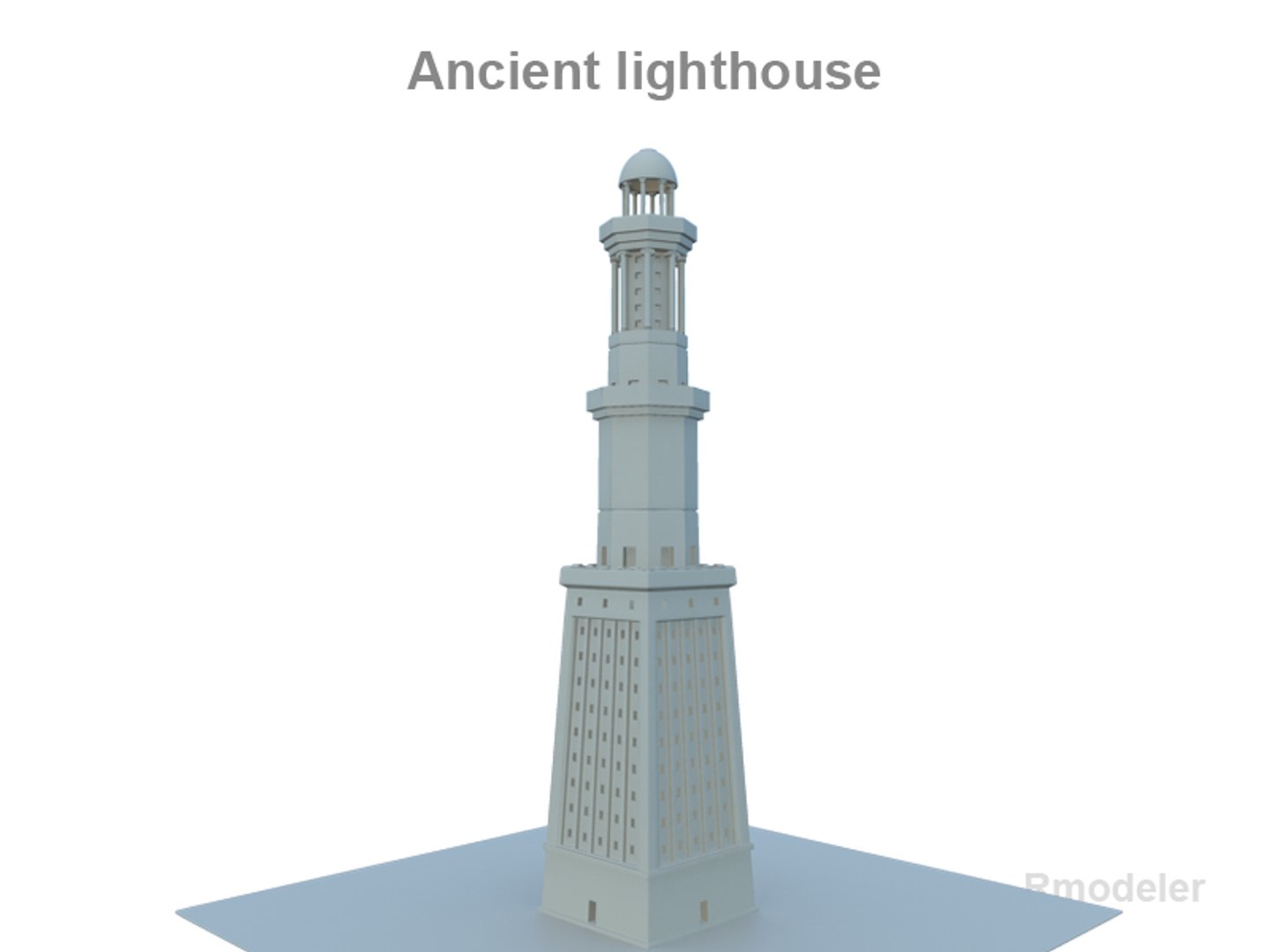 3d model lighthouse