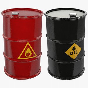 3D barrels oil v1 model