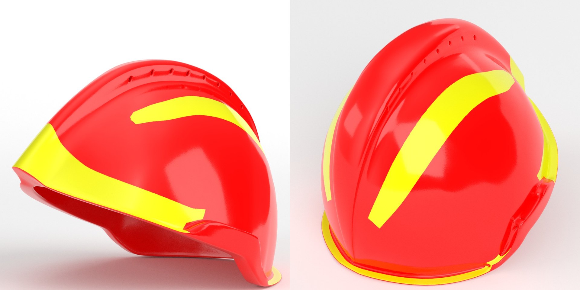 Plastic Helmet 3d Model