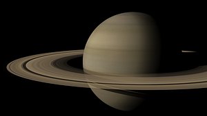 planete saturne v2 3d lwo