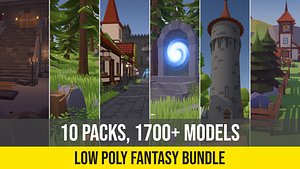 Low Poly Fantasy Bundle