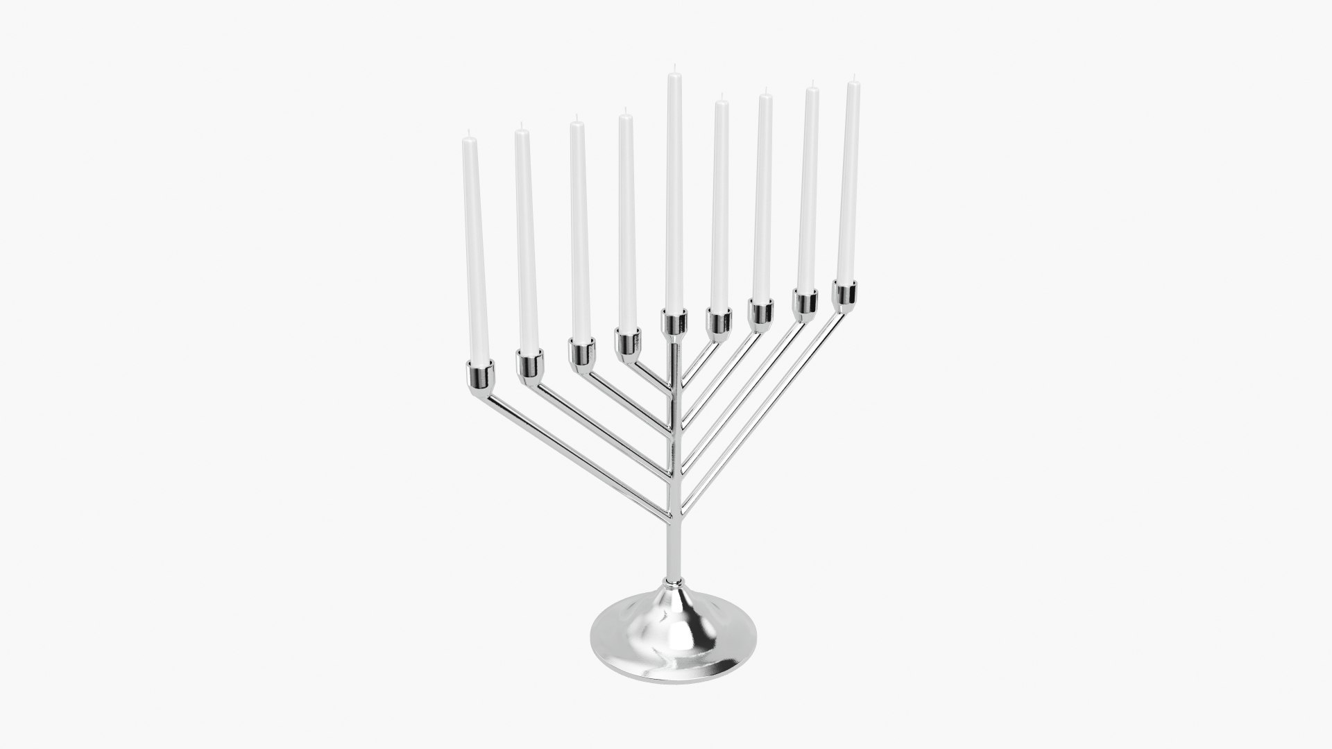 Menorah V1 3D Model - TurboSquid 2427885