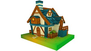 cottage 3ds max
