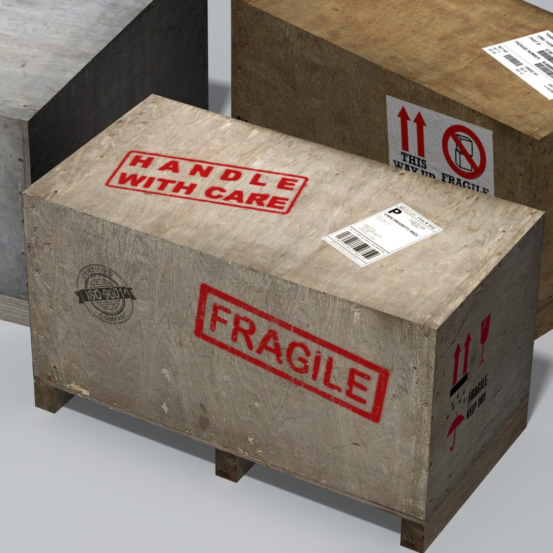 3d Model Of Crate