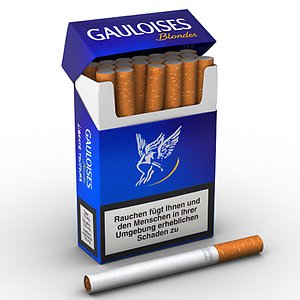 cigarettes scene 3d model