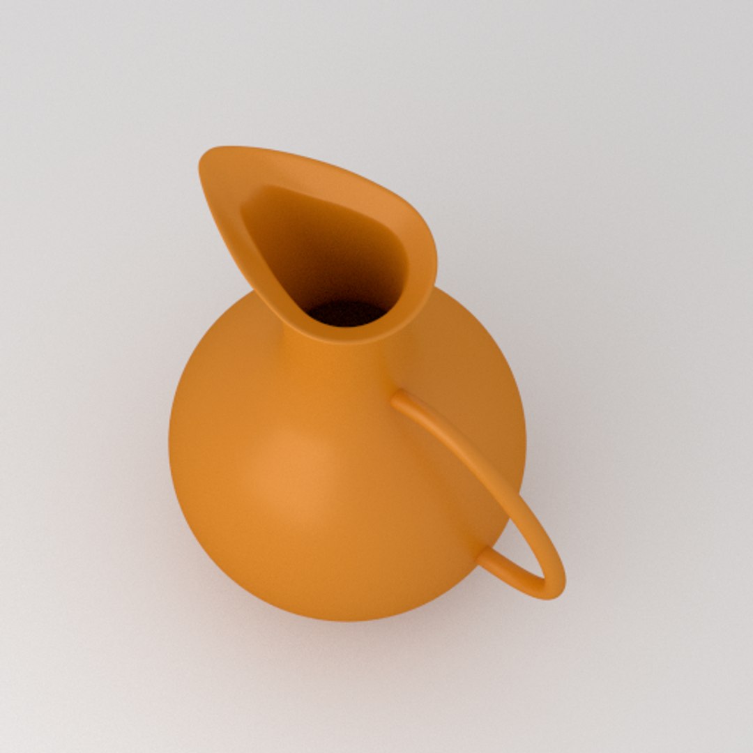 Free Water Pitcher 3d Model