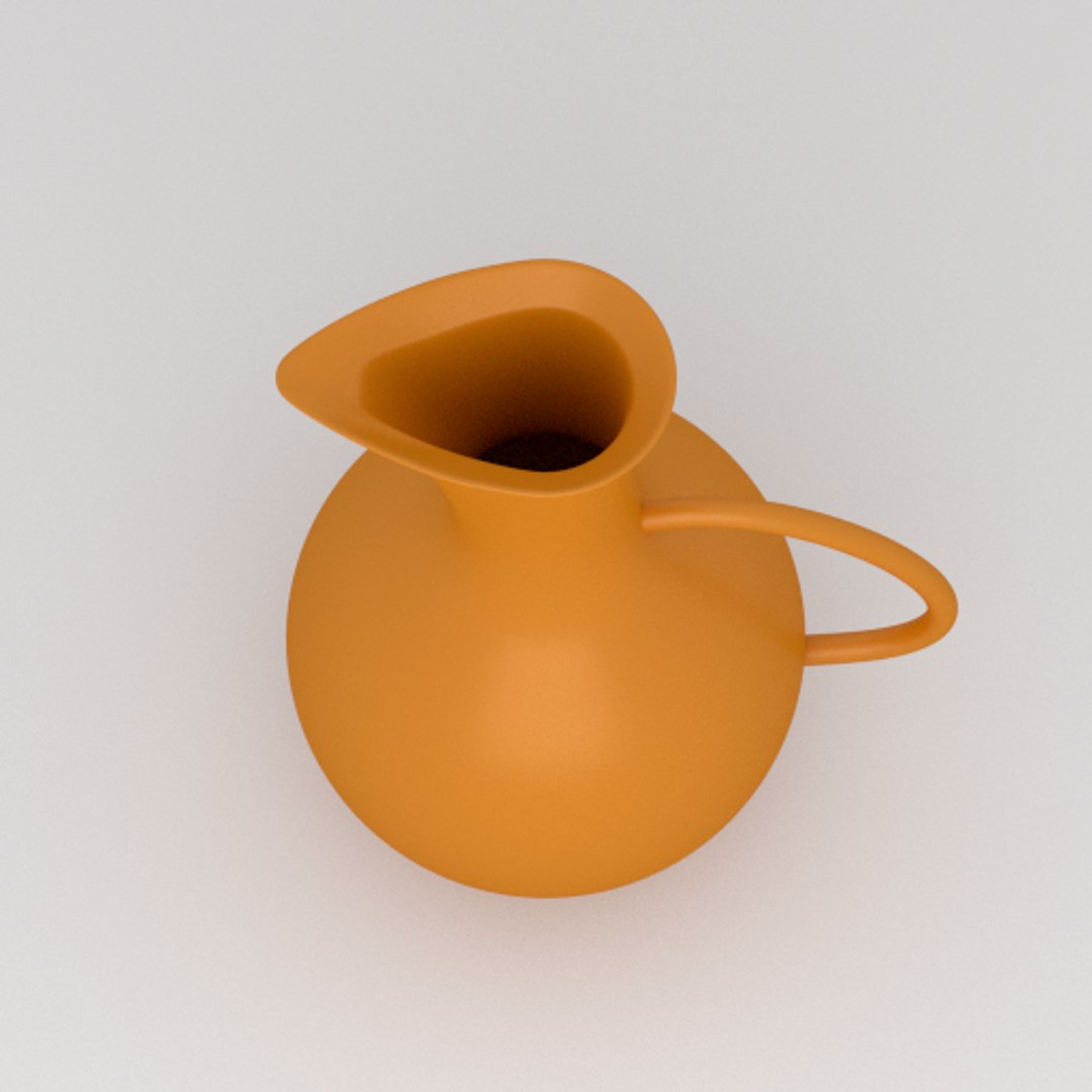 Free Water Pitcher 3d Model