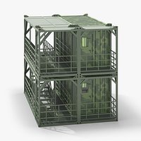 Multi-Function Military Container Assembly Green