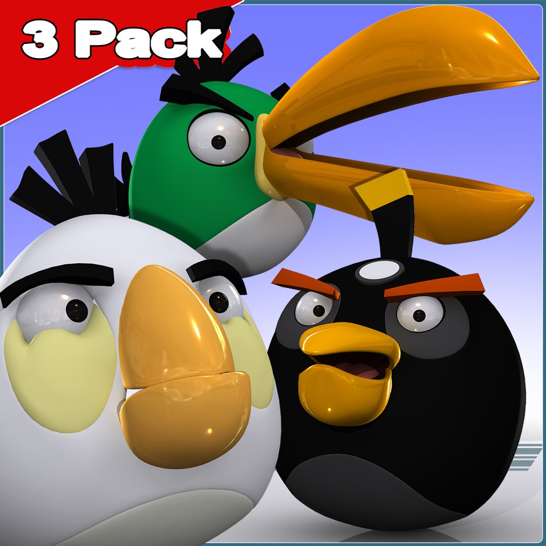 3ds Max Angry Bird 3