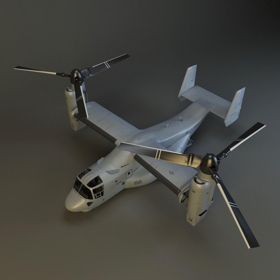 Mv-22 Osprey 3d Obj