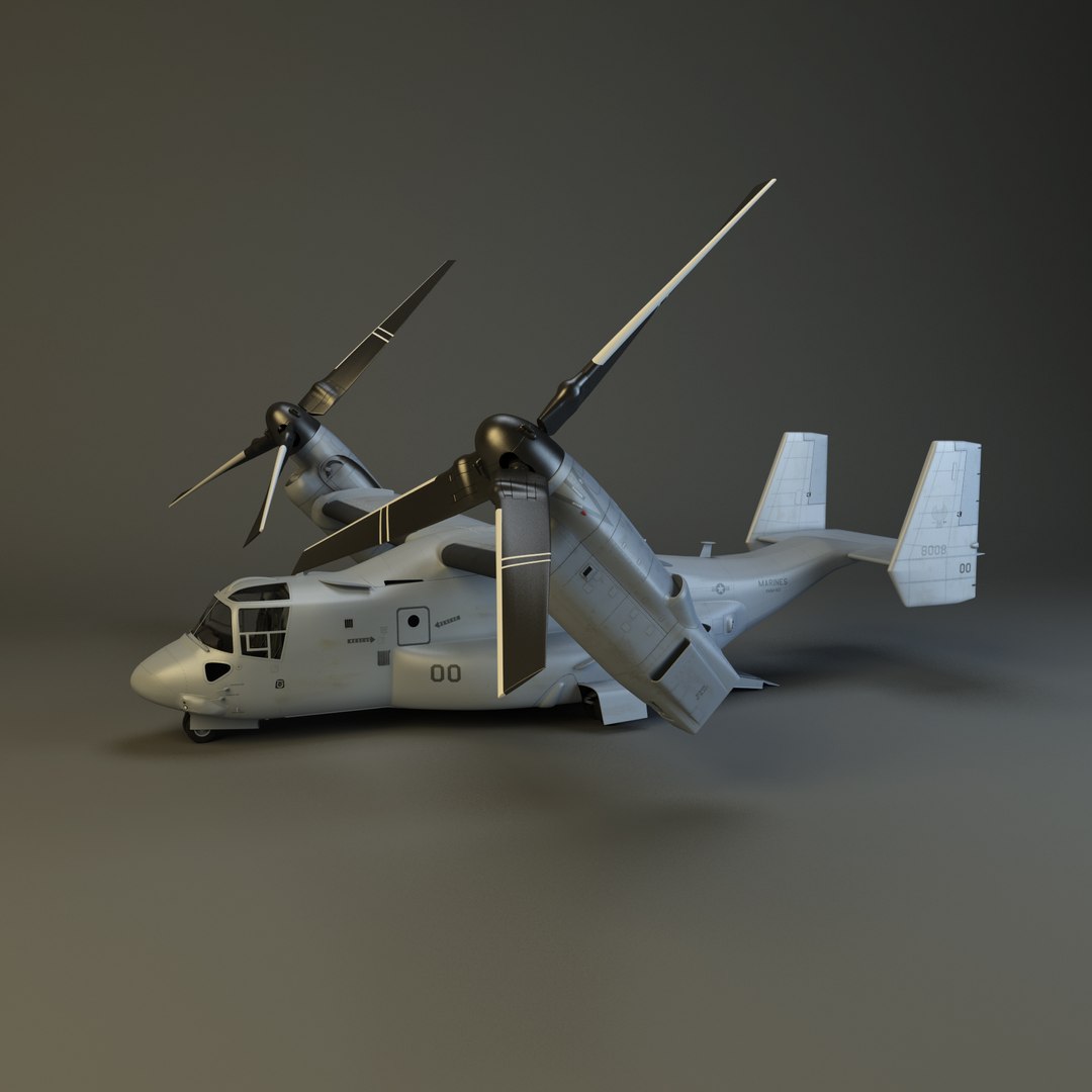 Mv-22 Osprey 3d Obj