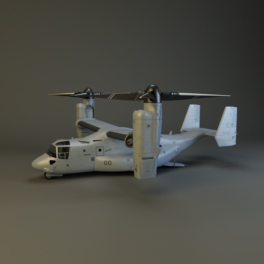 Mv-22 Osprey 3d Obj