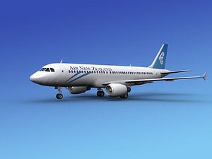 3d airline airbus model
