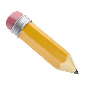 3D icon pencil