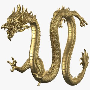 chinese dragon rig v1 3D model