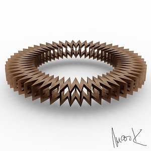 3D model cylinder leonardo da