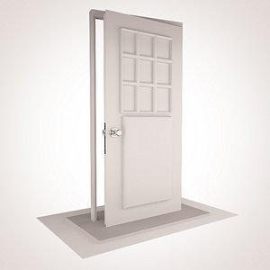 door hinge 3d model