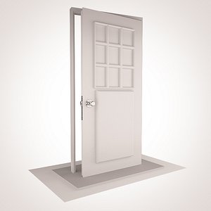 3d Residential Door 09