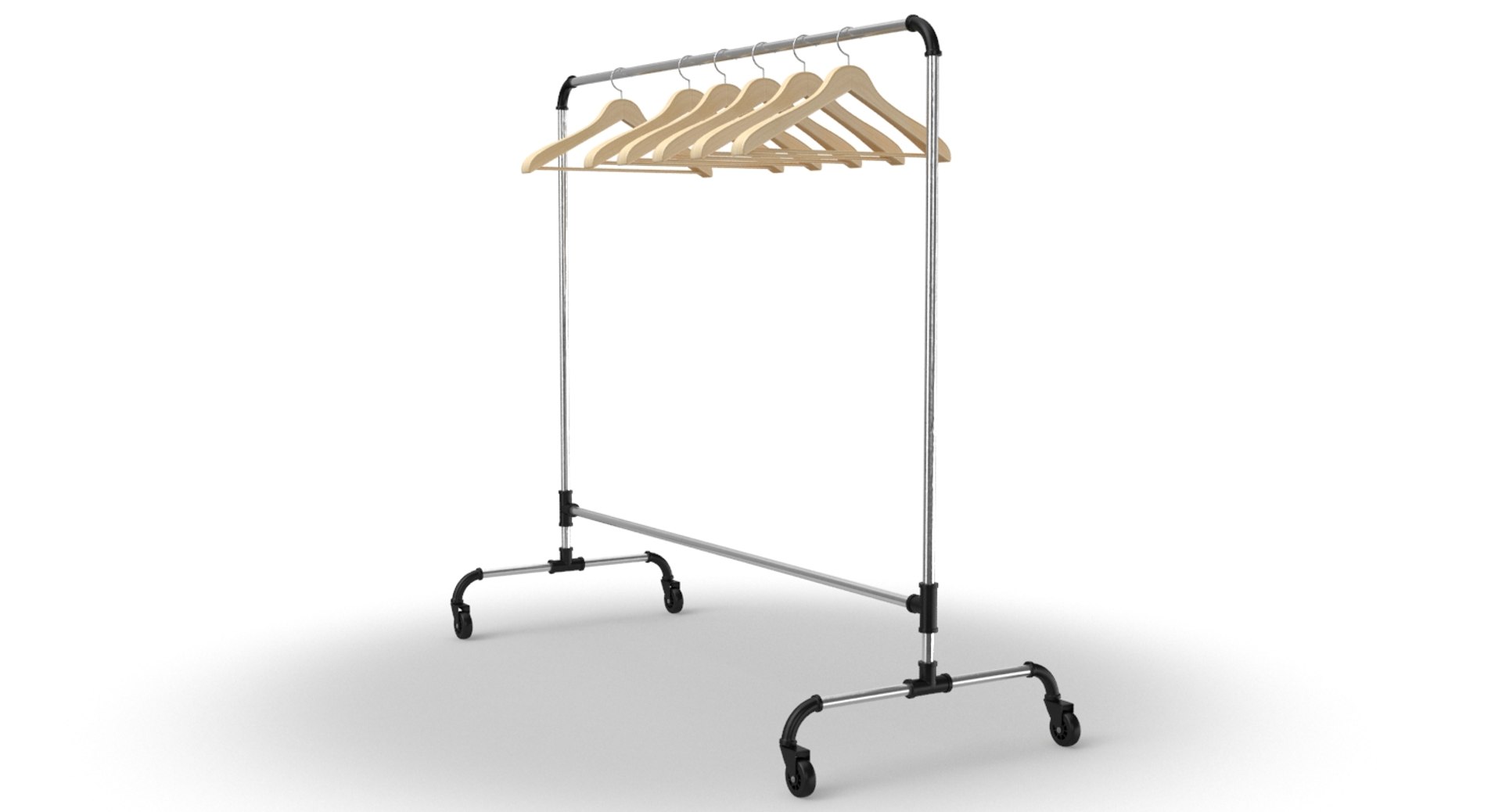 3D Clothes Stand Model TurboSquid 1395599