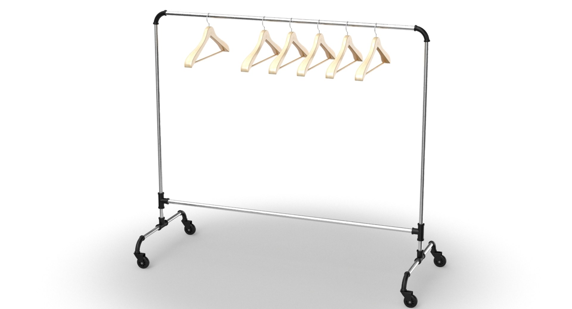 3D Clothes Stand Model TurboSquid 1395599
