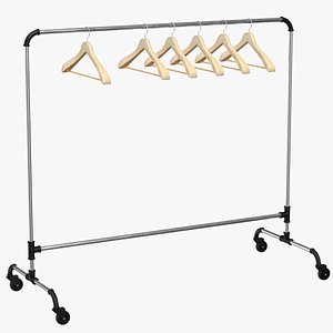 3D clothes stand model