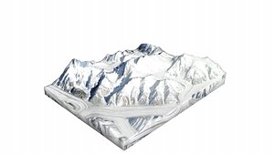 Gasherbrum III Mountain 3D model
